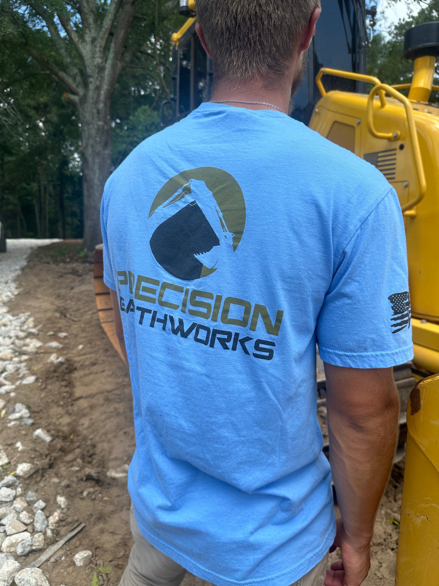 Basic Precision tee Carolina Blue