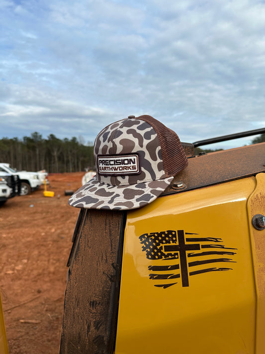 Old’s Cool Camo Embroidered Patch Hat